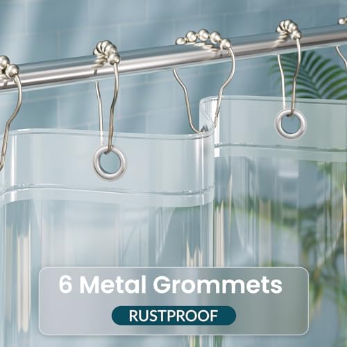 Titanker Shower Stall Curtain Liner, 36x72 Clear PEVA Lightweight Single Stall - Image 6
