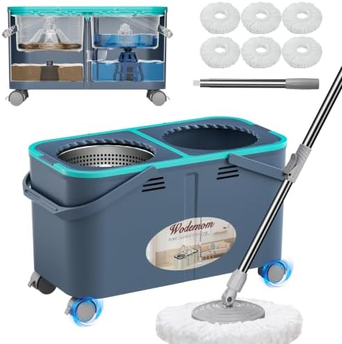 Easy-Rinse Mop Bucket Gen 2, Clean/Dirty Water Separation by Wodemom