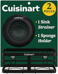 Cuisinart Sink Drain Strainer & Suction Cup Sponge Holder, 2-Piece Set by BestBrands