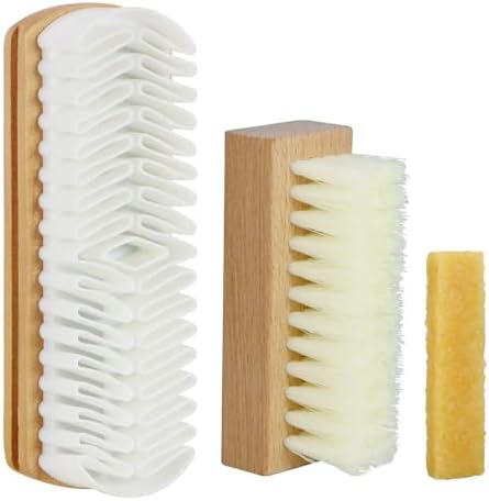 3Pcs Suede Shoe Brush and Eraser Kit by yeloumiss
