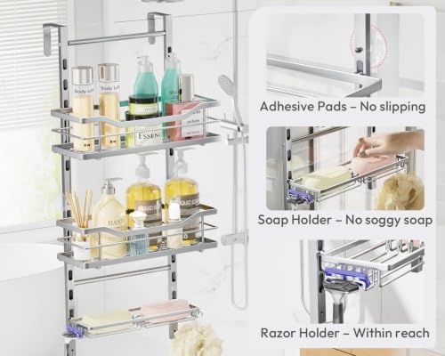SWTYMIKI Over the Door Shower Caddy - Image 6