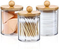 3PCS Acrylic Qtip Dispensers Holders by Unknown
