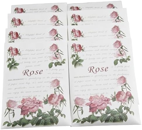 Scented Sachet for Drawer and Closet Rose 8PCS by FeelFragrance