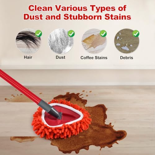 Spin Mop Replacements for Ocedar, Mop Handle for Ocedar Easywring System - Image 6