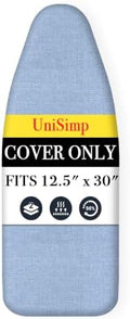 UniSimp Small Ironing Board Cover and Pad 12.5"x30" Small Iron Board Cover by UniSimp