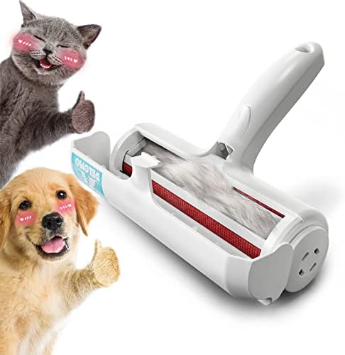 DELOMO Pet Hair Remover Roller, Reusable Lint Roller by DELOMO
