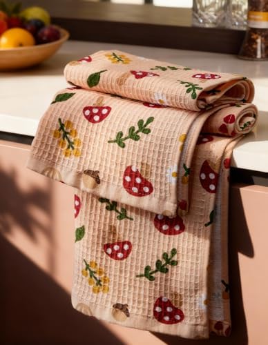 Miss Adola 370GSM Cotton Waffle Kitchen Towels by MissAdola