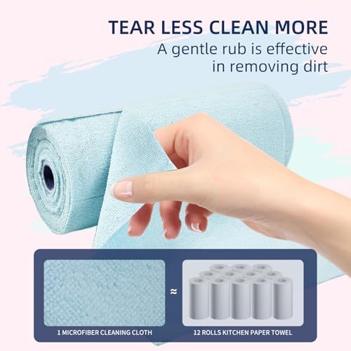 & PLUSH Microfiber Cleaning Cloth Roll - Image 3