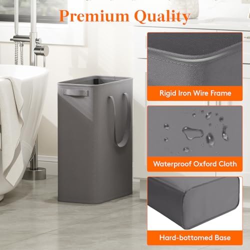 Lifewit 2 Pack Slim Laundry Hamper - Image 6