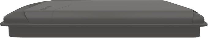 Rev-A-Shelf 35 Qt Under Sink Garbage Can Lid for Base Kitchen and Bathroom Cabinet, Replacement Plastic Trash Bin Lid Only, Gray, RV-35-LID-13-1-40