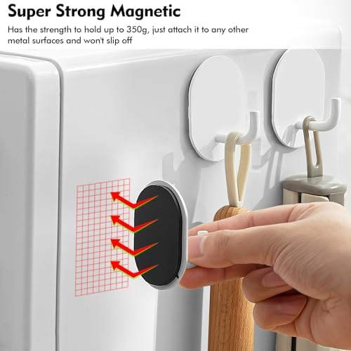Poeland Magnetic Hooks, Door Hooks, Metal Hooks - Image 3
