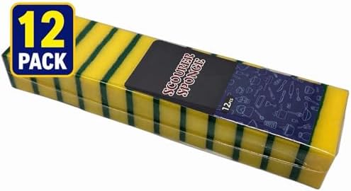 Kitchen Cleaning Sponges, 12 Pack Non-Scratch Scrubber Sponges - Image 3