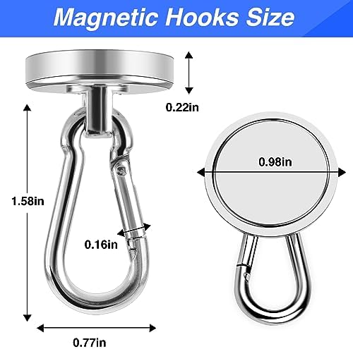 LOVIMAG Magnetic Hooks 70 LBS Strong Magnets Cruise 6Pack Magnet - Image 2