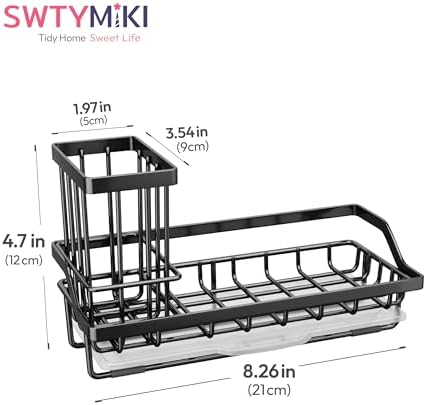 SWTYMIKI Sink Caddy Sponge Holder - Image 6