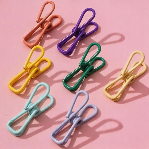 Portable Clothesline with 12 Clothespins, Plus 20 Colorful Clips, Adjustable - Image 3
