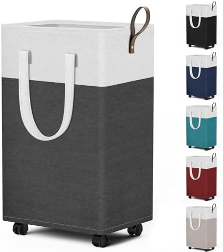 HomeHacks 75L Rolling Laundry Basket by HomeHacks