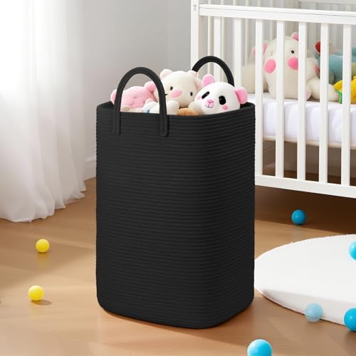 Artfeel Laundry Basket, Woven Cotton Rope Laundry Hamper, 100L Versatile Storage - Image 6