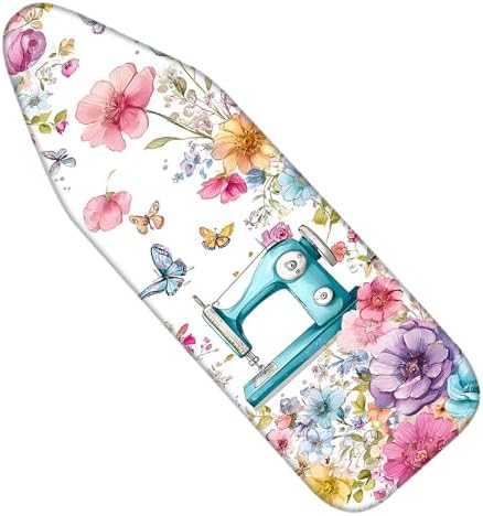 Nuxovilar Floral Cotton Ironing Board Cover 15x54 Inches Fabric by Nuxovilar