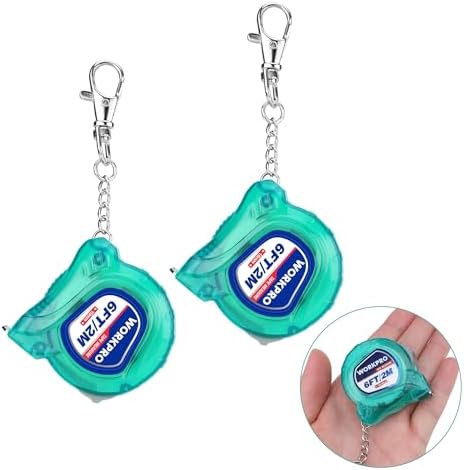 WORKPRO Mini Tape Measure, Inch/Metric Scale Pocket Size Small Tape Measure by WORKPRO
