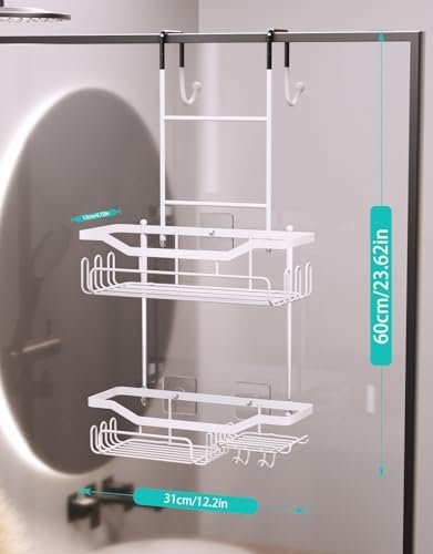 HapiRm Hanging Shower Caddy Over the Door - Image 7