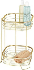 iDesign 2-Tier Square Shower Caddy Organizer by iDesign
