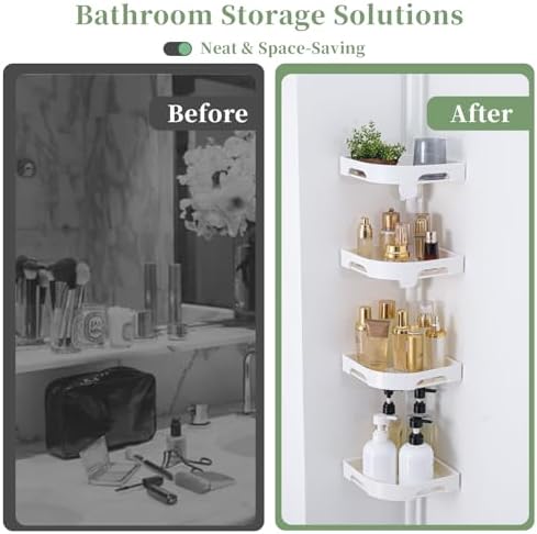 akinbas Tension Pole Shower Caddy Organizer - Image 4