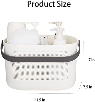 Plastic Portable Shower Caddy Basket, Storage Organizer - Image 4