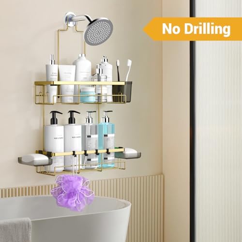 Hanging Shower Caddy Over Showerhead - Image 5