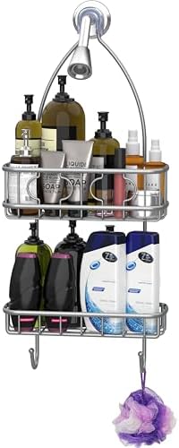 Simple Houseware Hanging Shower Head Caddy Organizer, 24 x 10 - Image 4