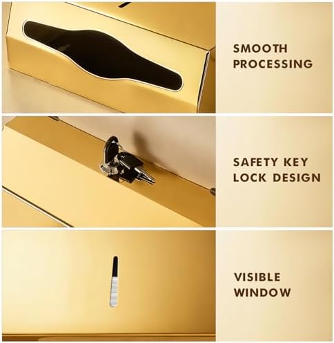 Gorlary Paper Towel Dispenser Wall Mount Commercial, Large Capacity - Image 5