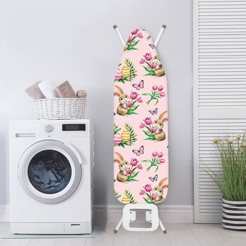 Cute Bunny Ironing Board Cover Butterfly Ironing Board Pad Protective Cover - Image 3