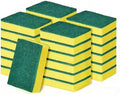 24-Pack Heavy Duty Scrub Sponges, Non-Scratch Kitchen Sponge by Unknown