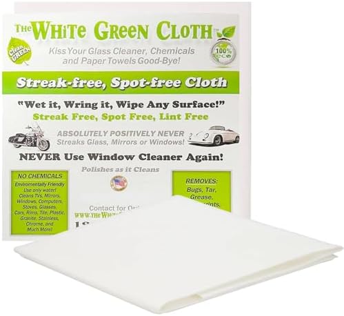 The White Green Cloth 1-Pack Reusable Cleaning Cloth by TheWhiteGreenCloth