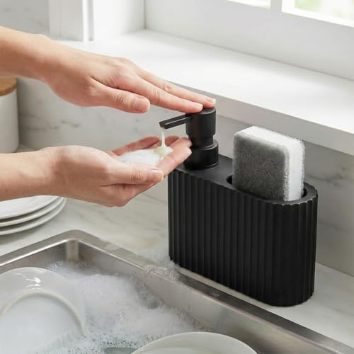 Matte Black Dish Soap Dispenser by Snugtown