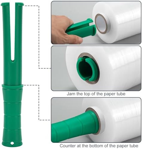 Mini Clear Stretch Wrap Film 5.1" x 1000ft 2 Pack 80 Gauge Heavy Duty - Image 2