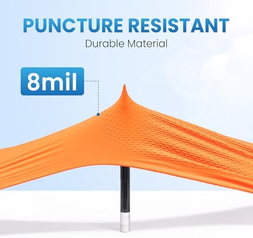 Borje Orange 8 Mil Nitrile Disposable Gloves - Image 3