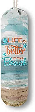 Life is Better at The Beach, Grocery Bags Holder Organizer by HiLus