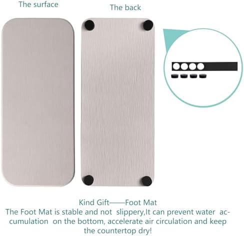 NiuYichee 2Pcs Stone Soap Trays Water Absorbing Diatomite Coaster - Image 4