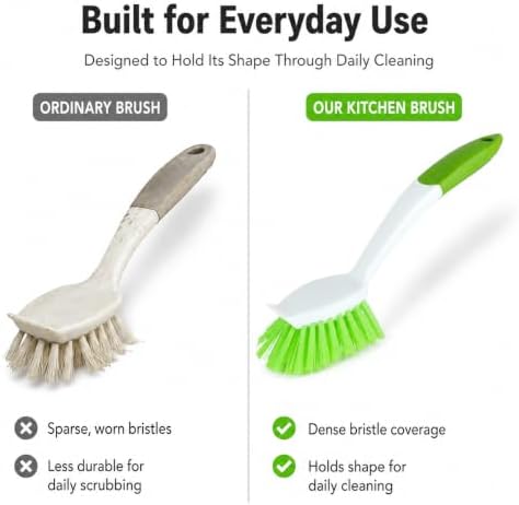 2-Pack Dish Brush with Long Handle - Image 5