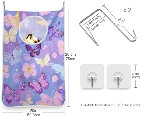 Door Hanging Laundry Hamper Bag - Image 3