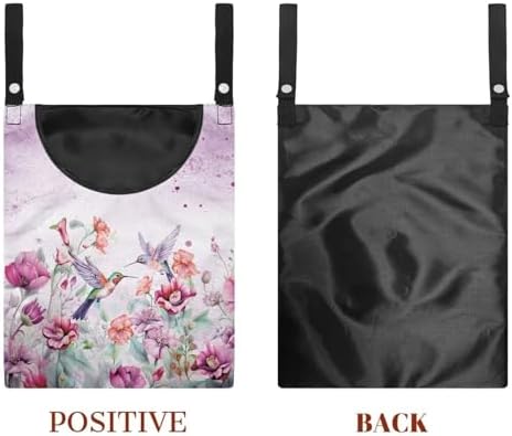 Hummingbird Adjustable Door-Hanging Laundry Clothespin Bag Clothespin Storage - Image 7