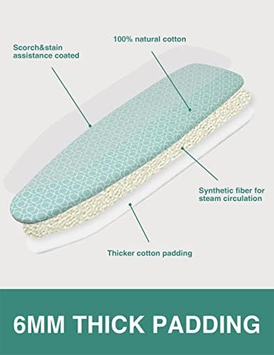 Ironing Board Cover and Pad-Resist-Scorching and Staining-15x54 - Image 3