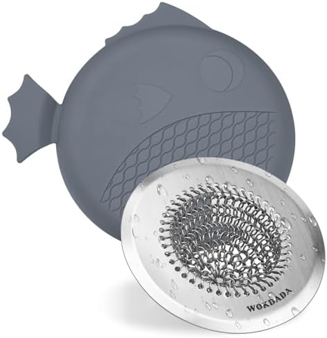 Upgraded Reversible Sink Drain Strainer & Kitchen Sink Stopper Set by Wokdada