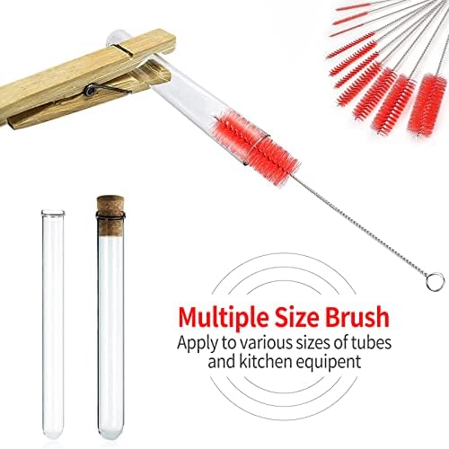 CiaraQ Bottle Cleaning Brushes, 8 Inch Nylon Tube Brush Set - Image 5