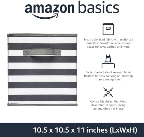 Amazon Basics Collapsible Fabric Storage Bins - Image 2