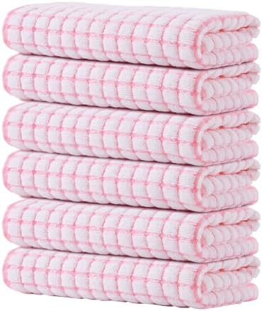 Kitinjoy Cotton 6 Pack Terry Kitchen Towels by Kitinjoy