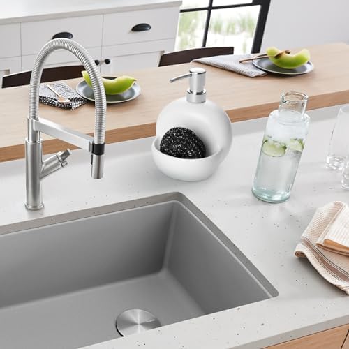 RQYIXI Round Ceramic Dish Soap Dispenser - Image 3