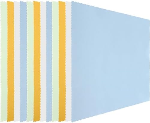 Frienda 12 Pack Large Glass Cleaning Cloth, Light Gray by Frienda