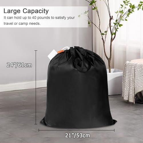 Polecasa Extra Heavy-Duty Laundry Bag 21x24”- Machine Washable Small Storage Bag - Image 3