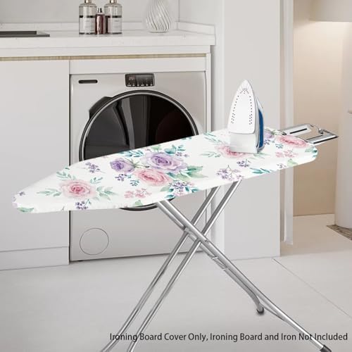 Rose Ironing Board Cover, Fits Most Standard Boards, Dustproof Ironing Accessory - Image 2